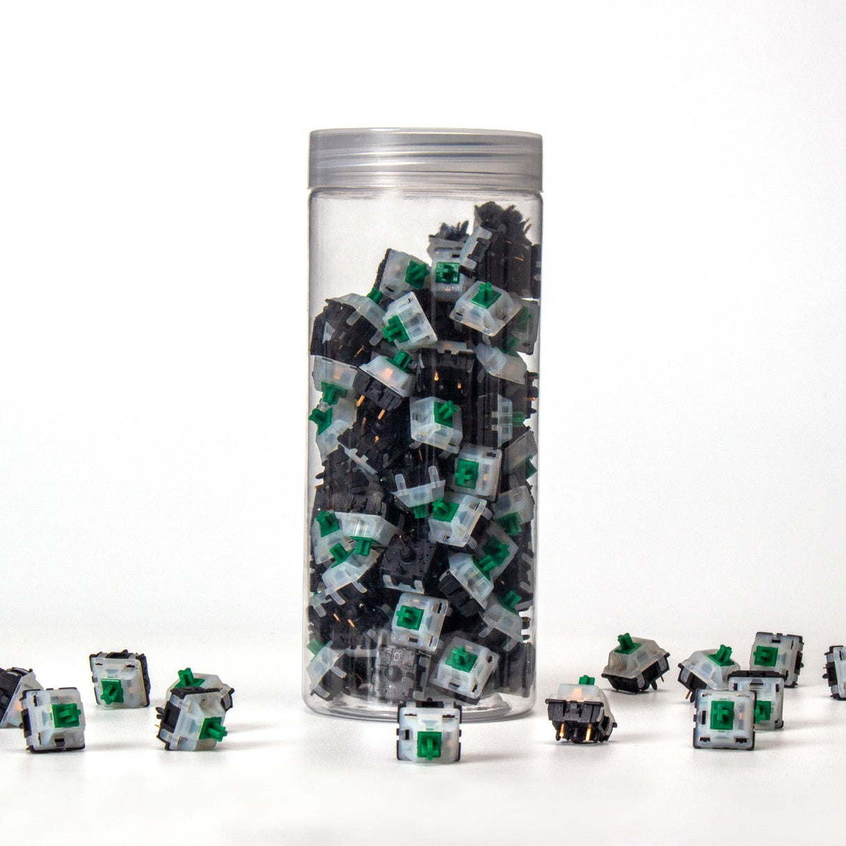 Gateron KS-3X47 Milky Top Black Bottom-schakelaar