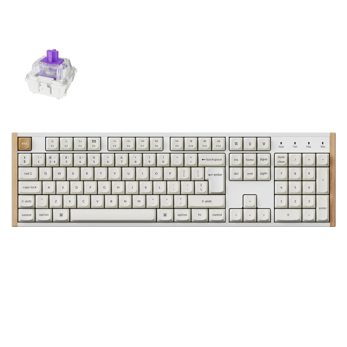 Keychron K10 HE Draadloos Magnetische Schakelaar Aangepast Toetsenbord ISO Indeling Collectie