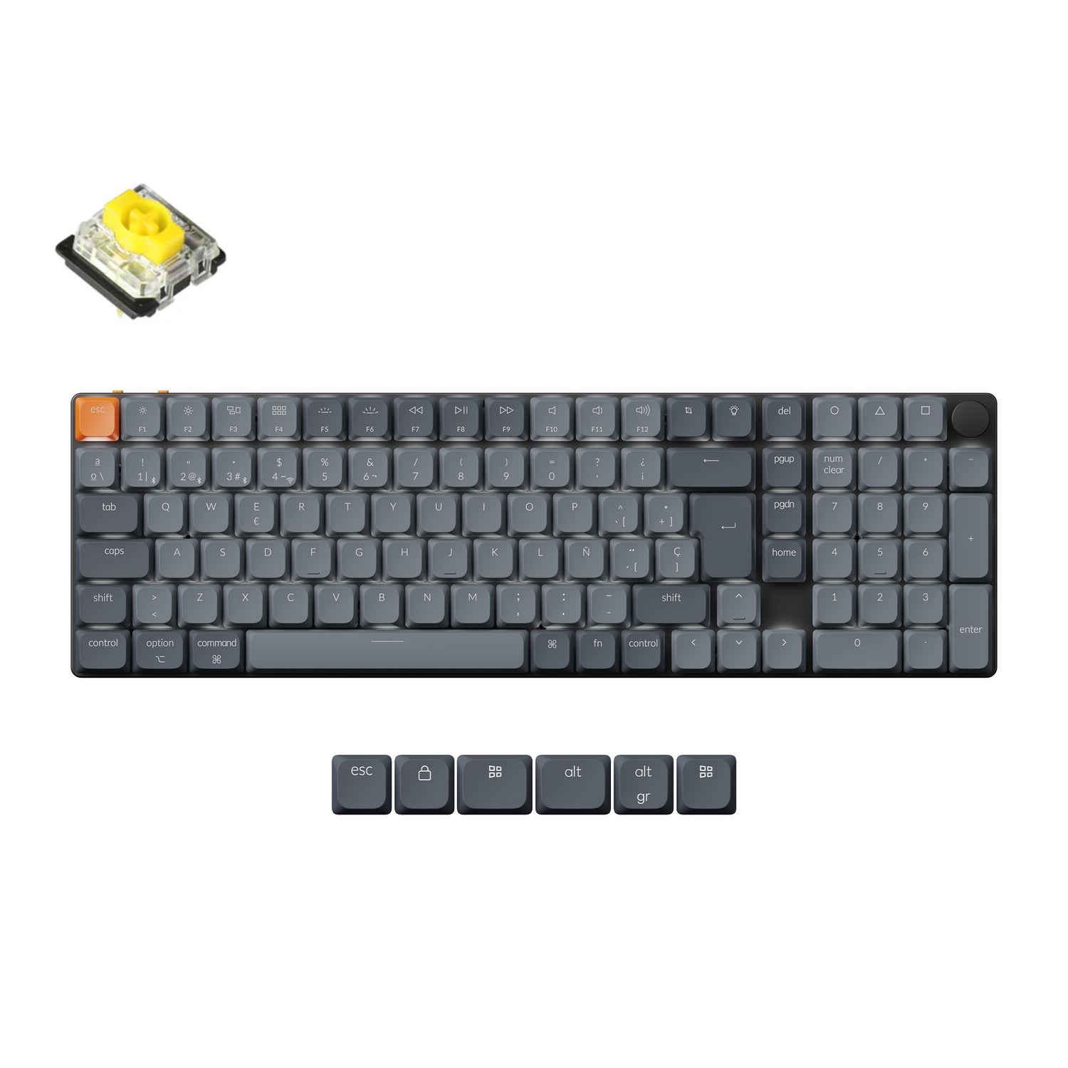Keychron K17 Max QMK Draadloos Aangepast Mechanisch Toetsenbord ISO-indeling Collectie