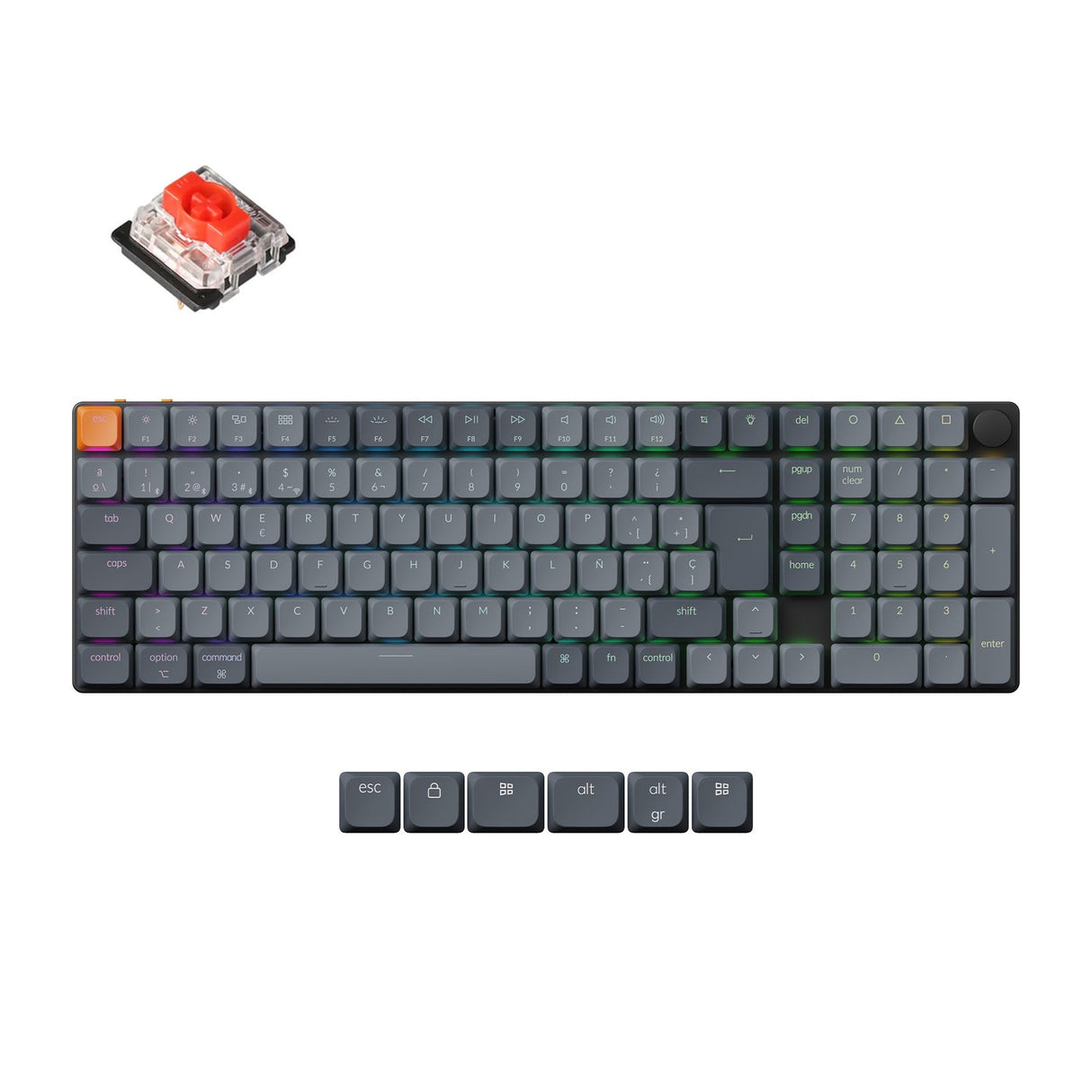Keychron K17 Max QMK Draadloos Aangepast Mechanisch Toetsenbord ISO-indeling Collectie