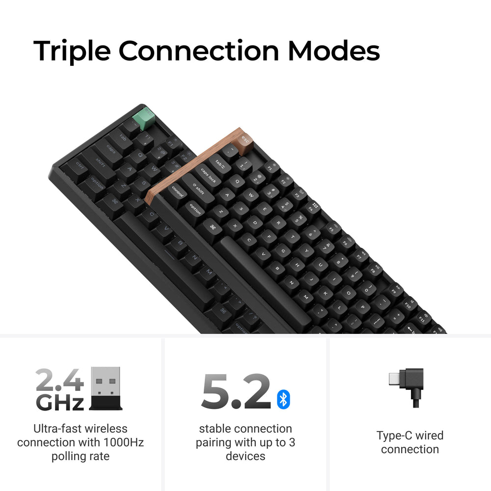 Keychron K8 HE Wireless Magnetic Switch Custom Keyboard (US ANSI Layout)