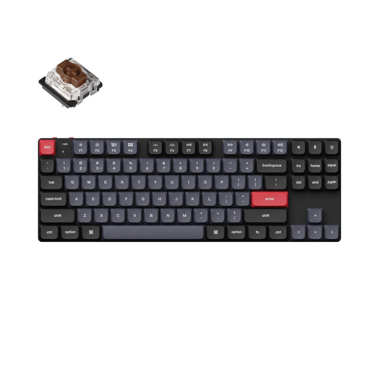 Keychron K1 Pro QMK/VIA Draadloos Custom Mechanisch Toetsenbord (US ANSI-indeling)
