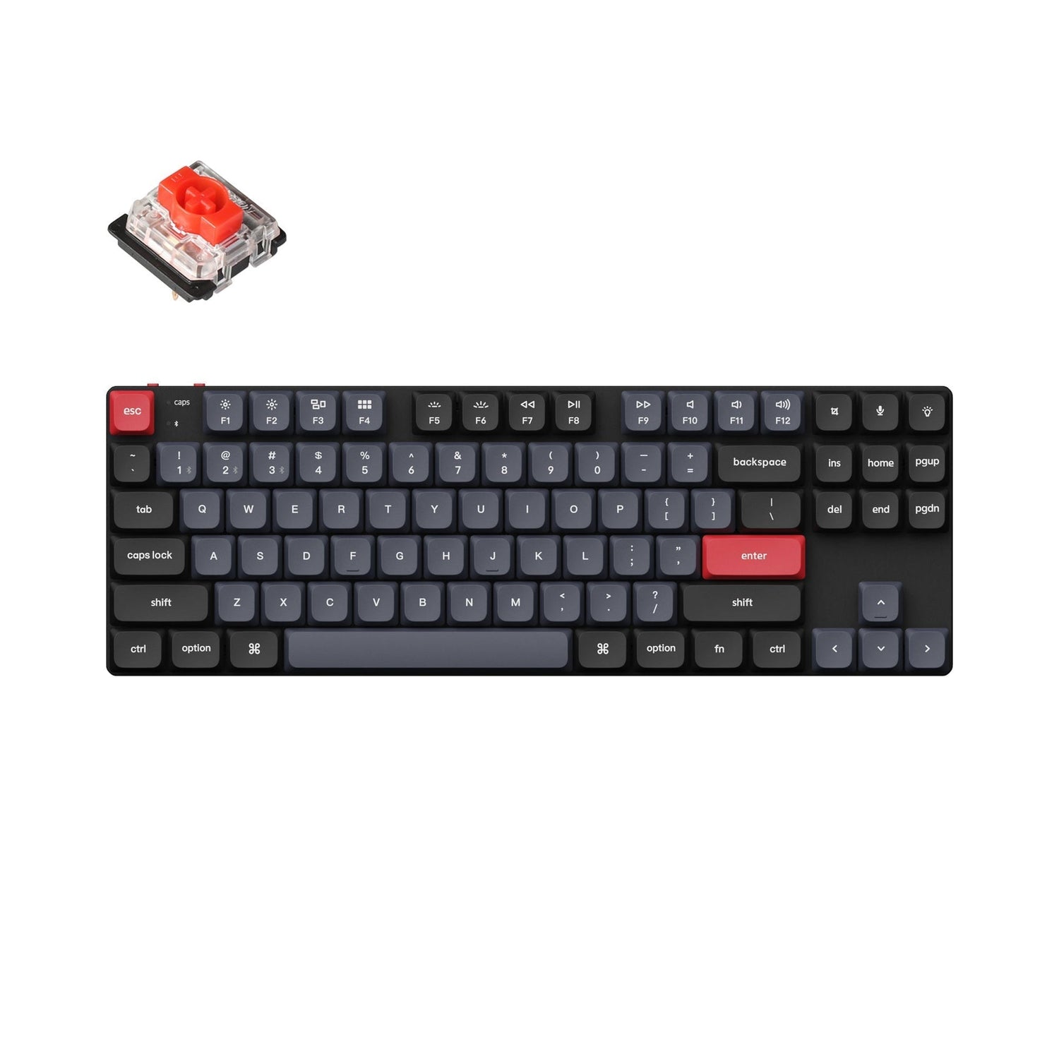 Keychron K1 Pro QMK/VIA Draadloos Custom Mechanisch Toetsenbord (US ANSI-indeling)