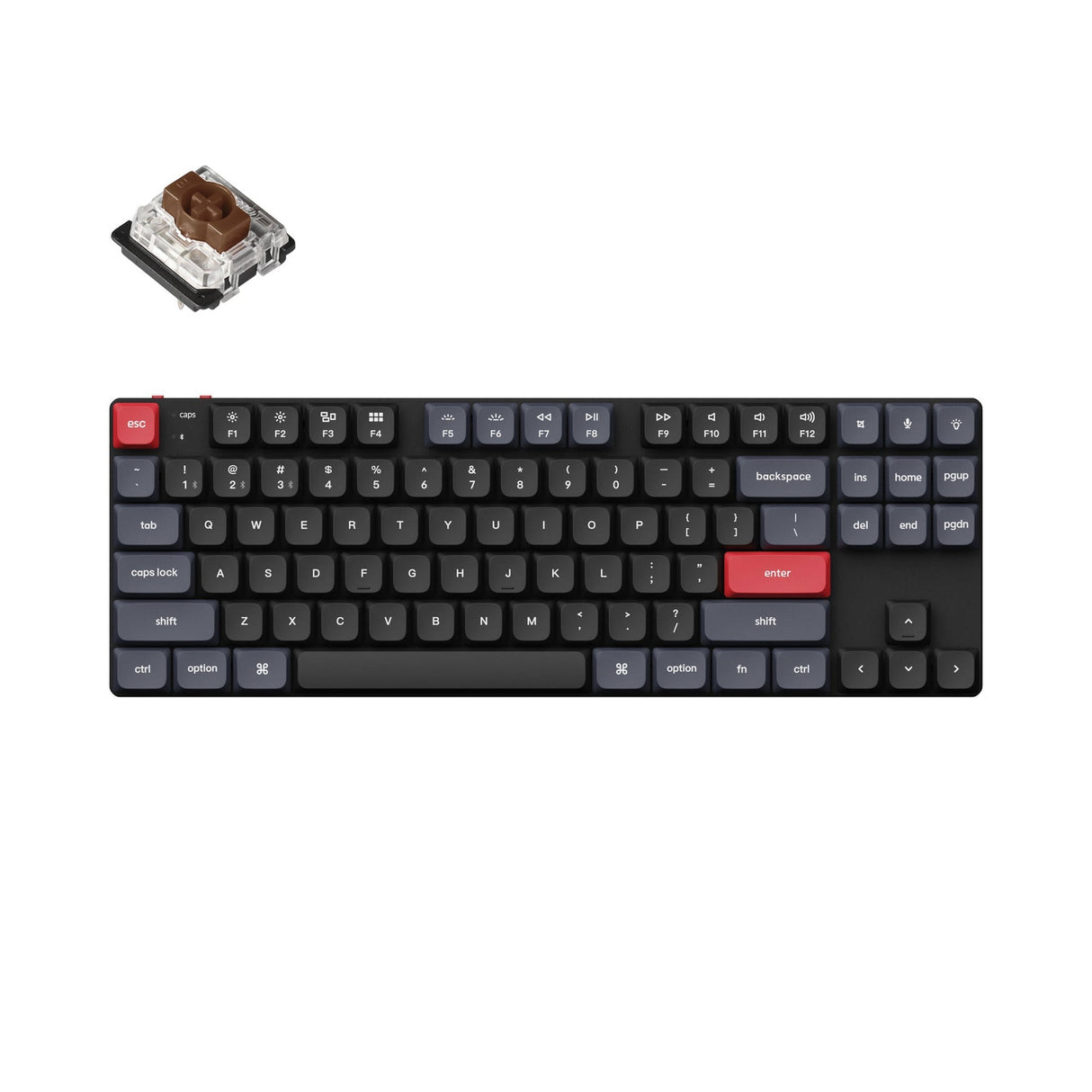 Keychron K1 Pro QMK/VIA Draadloos Custom Mechanisch Toetsenbord (US ANSI-indeling)