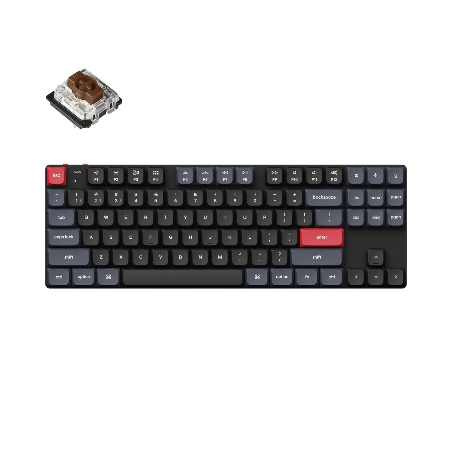Keychron K1 Pro QMK/VIA Draadloos Custom Mechanisch Toetsenbord (US ANSI-indeling)
