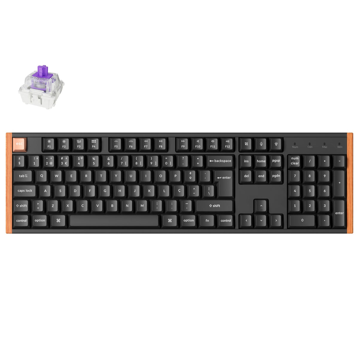Keychron K10 HE Draadloze Magnetische Schakelaar Aangepast Toetsenbord ISO Indeling Collectie