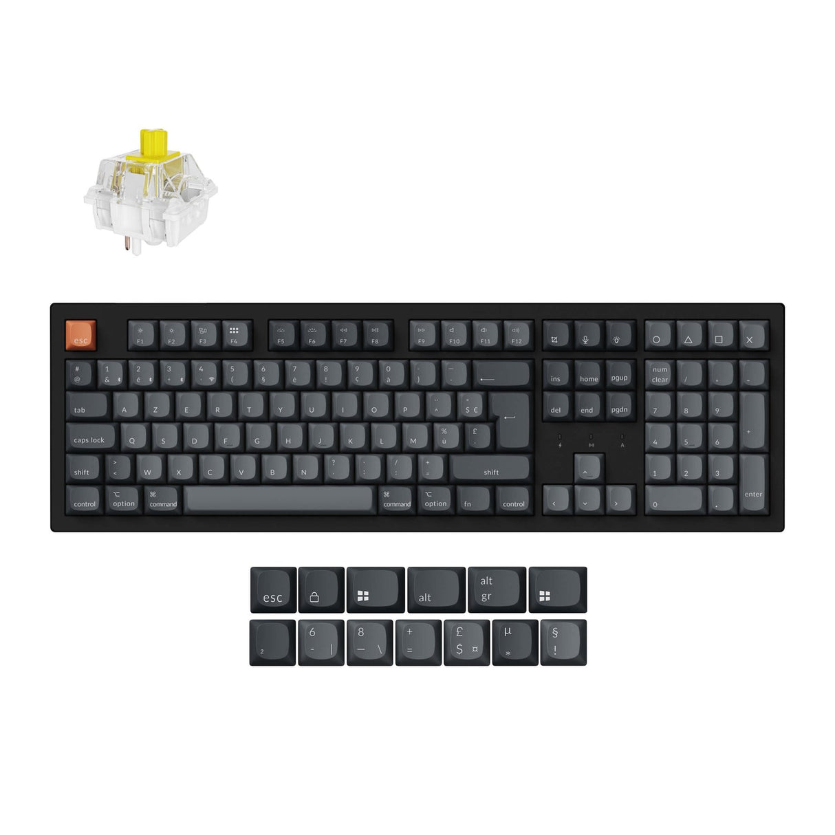 Keychron K10 Max QMK Draadloos Aangepast Mechanisch Toetsenbord ISO-indeling Collectie