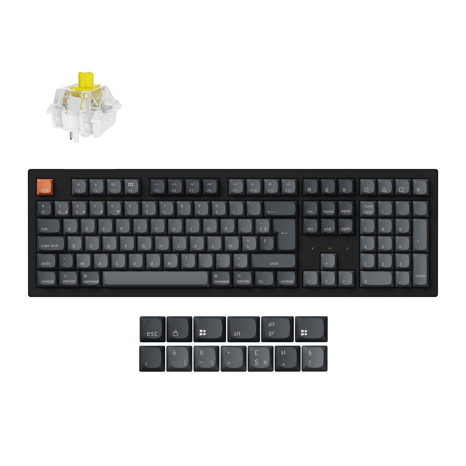 Keychron K10 Max QMK Draadloos Aangepast Mechanisch Toetsenbord ISO-indeling Collectie