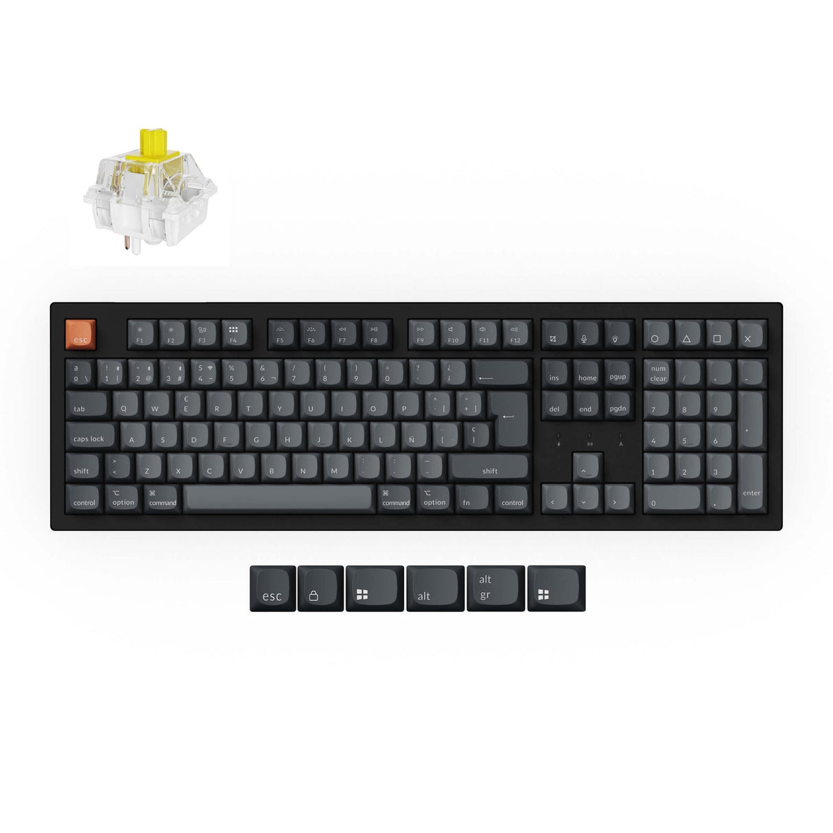 Keychron K10 Max QMK Draadloos Aangepast Mechanisch Toetsenbord ISO-indeling Collectie