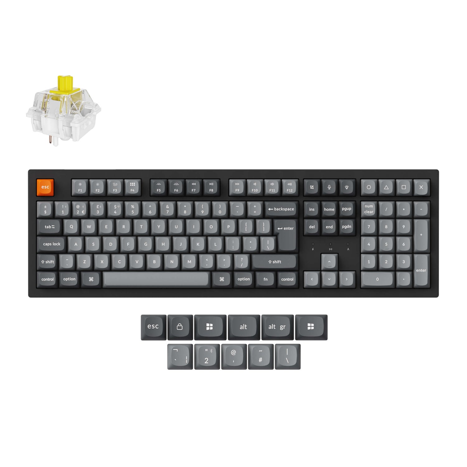 Keychron K10 Max QMK Draadloos Aangepast Mechanisch Toetsenbord ISO-indeling Collectie