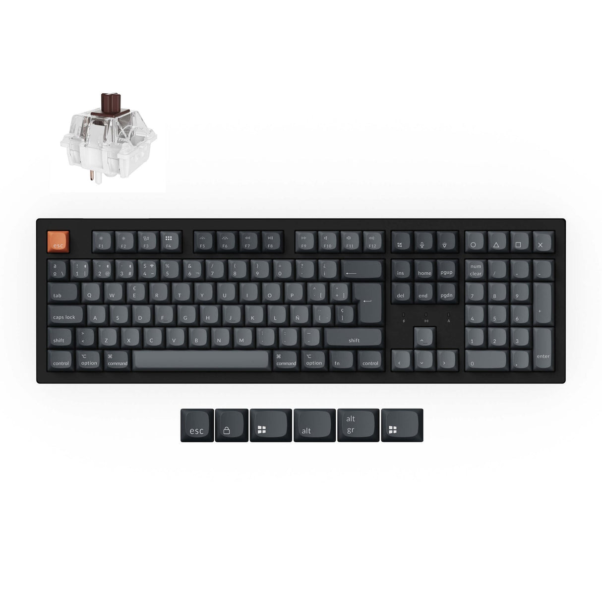 Keychron K10 Max QMK Draadloos Aangepast Mechanisch Toetsenbord ISO-indeling Collectie
