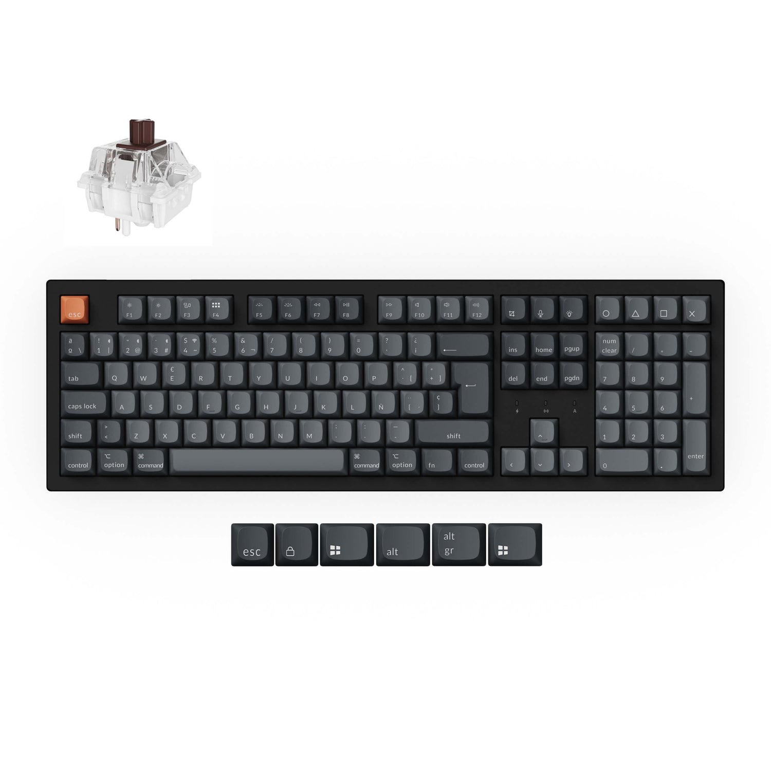 Keychron K10 Max QMK Draadloos Aangepast Mechanisch Toetsenbord ISO-indeling Collectie