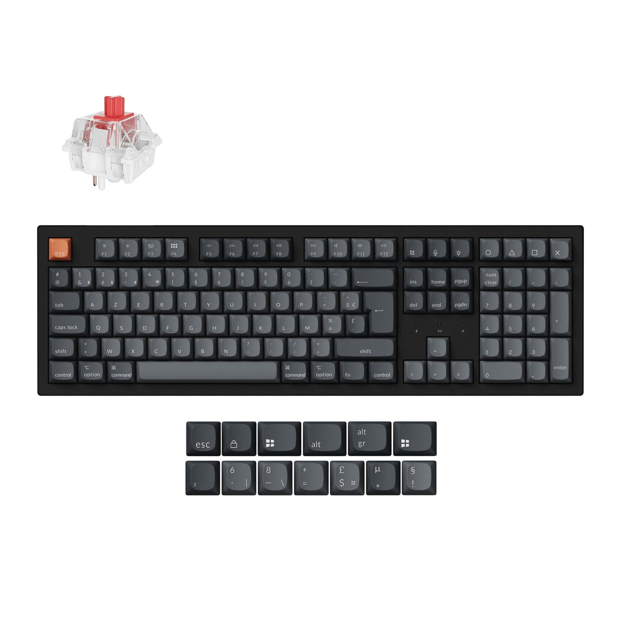 Keychron K10 Max QMK Draadloos Aangepast Mechanisch Toetsenbord ISO-indeling Collectie