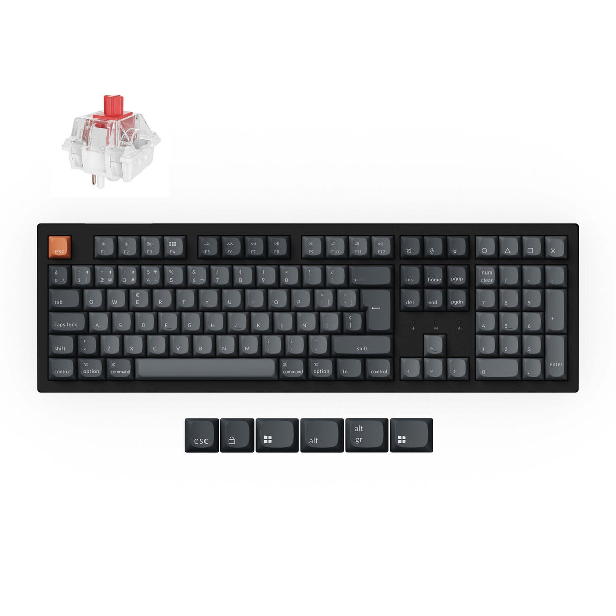 Keychron K10 Max QMK Draadloos Aangepast Mechanisch Toetsenbord ISO-indeling Collectie