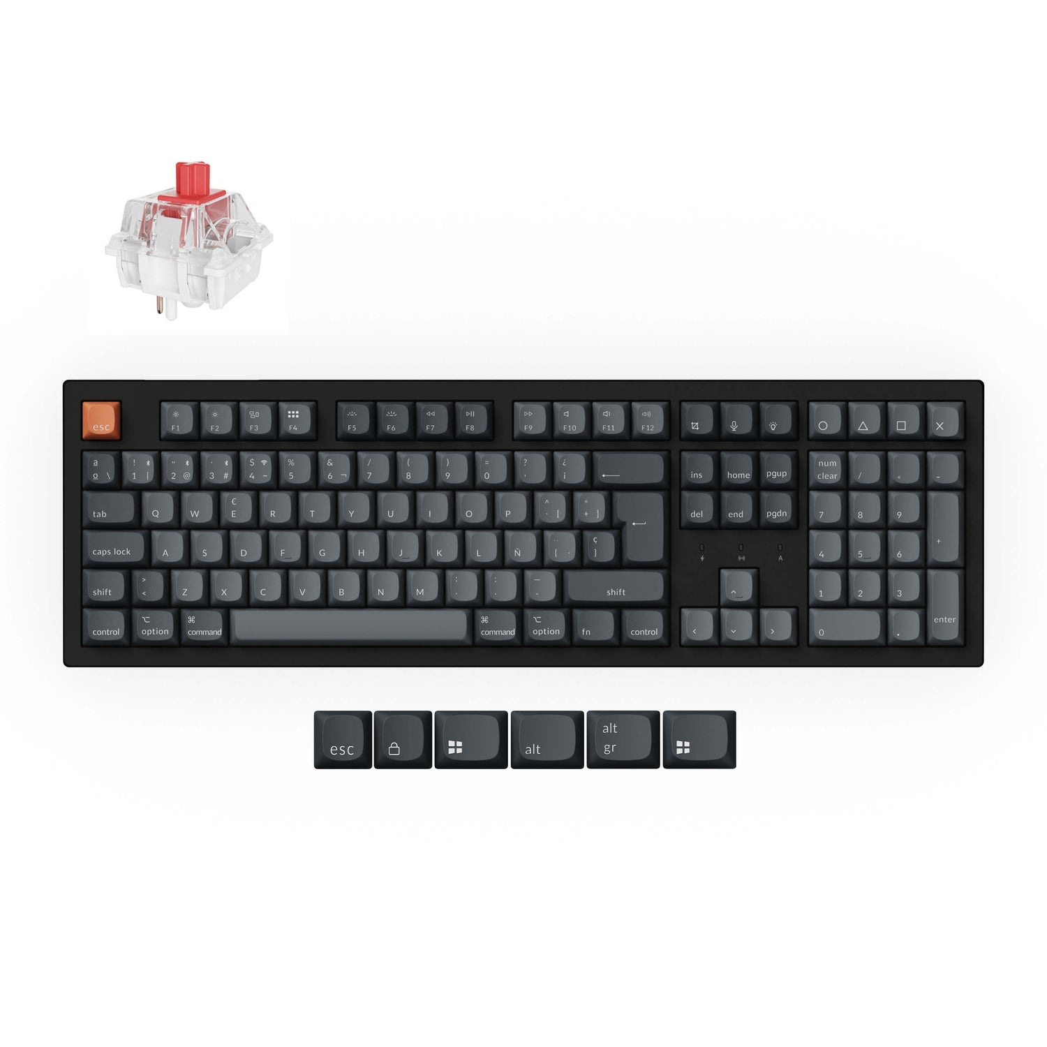 Keychron K10 Max QMK Draadloos Aangepast Mechanisch Toetsenbord ISO-indeling Collectie