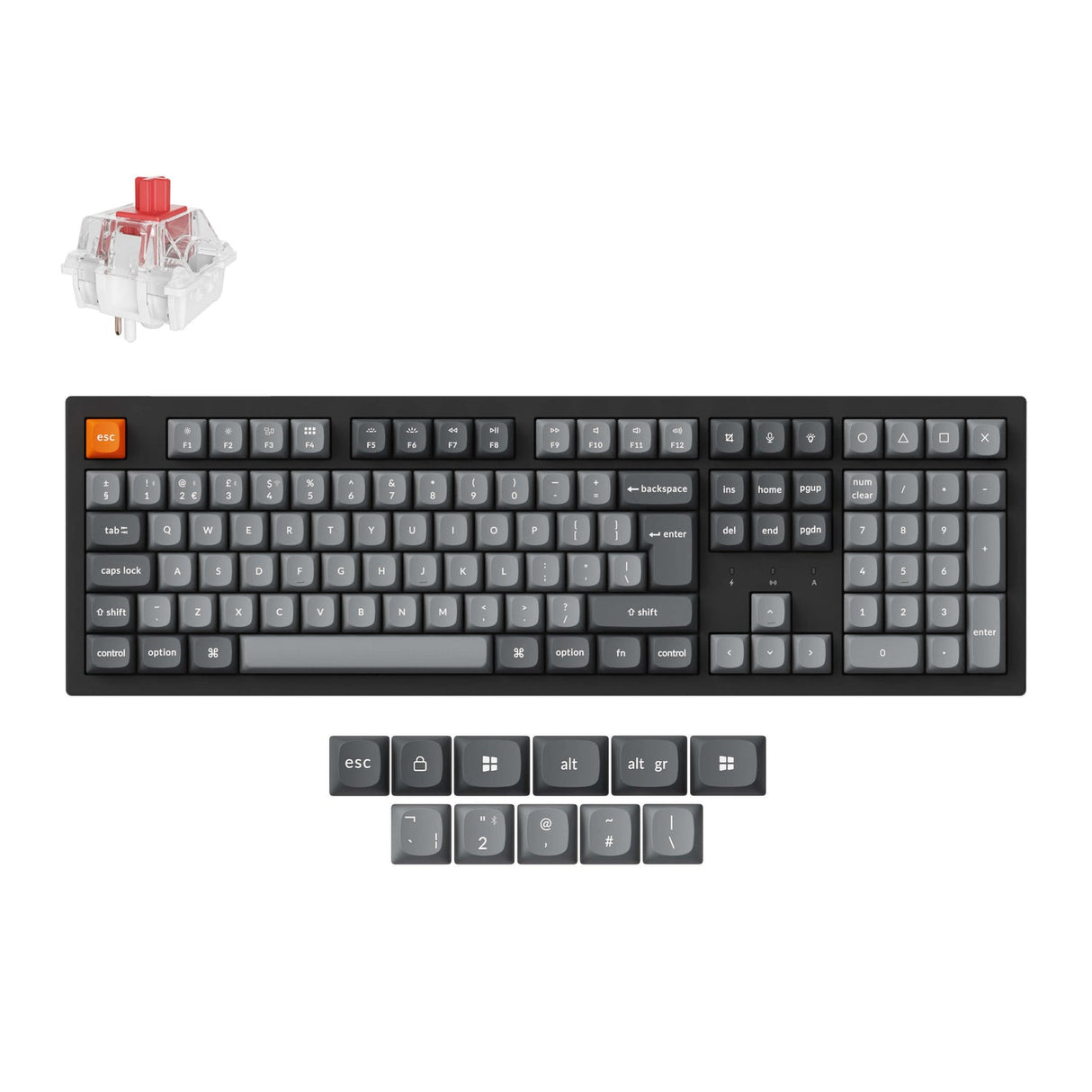 Keychron K10 Max QMK Draadloos Aangepast Mechanisch Toetsenbord ISO-indeling Collectie