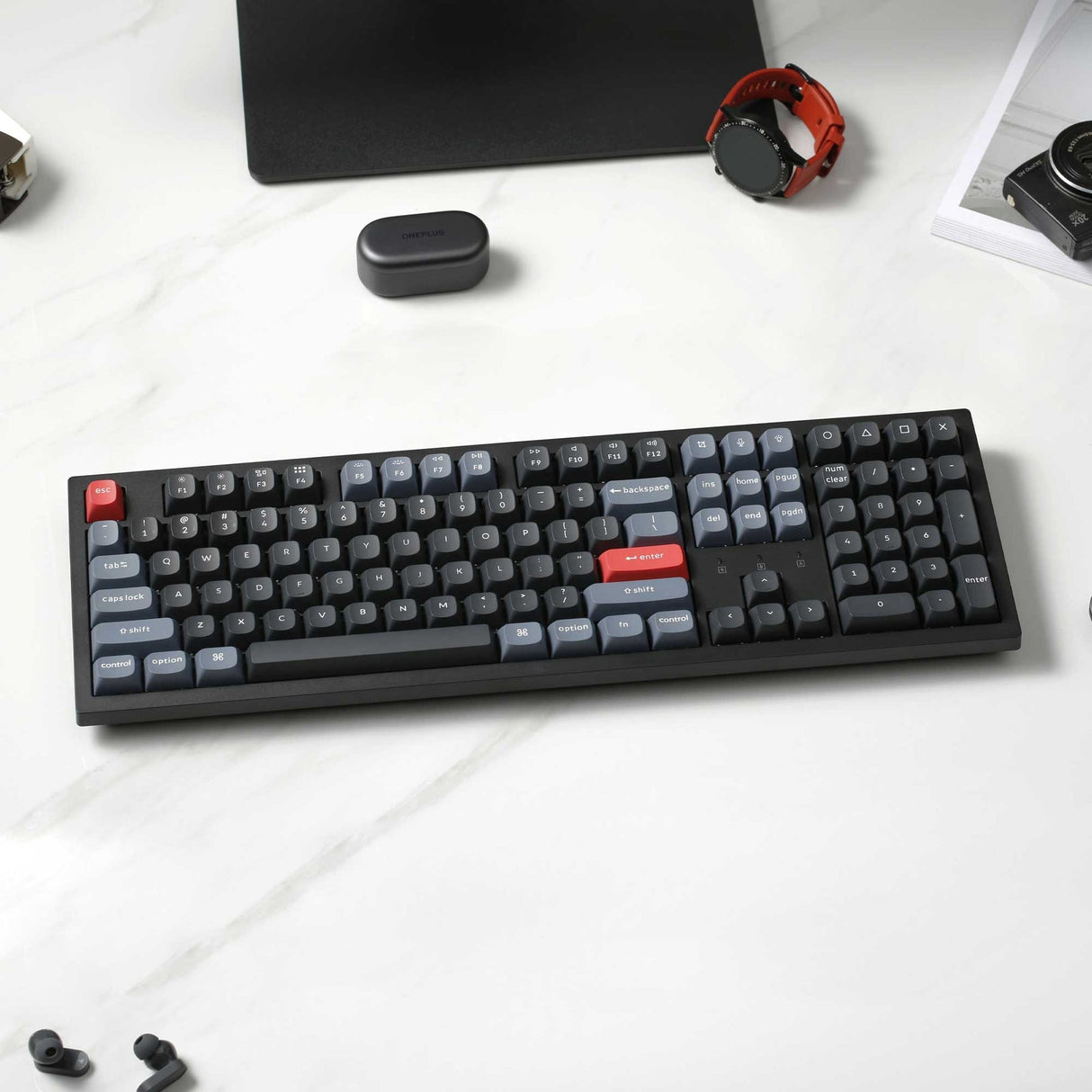 Keychron K10 Pro QMK/VIA Draadloos Mechanisch Toetsenbord (US ANSI-indeling)