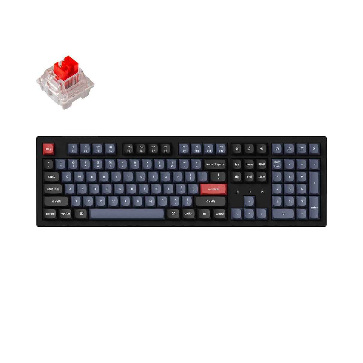 Keychron K10 Pro QMK/VIA Draadloos Mechanisch Toetsenbord (US ANSI-indeling)