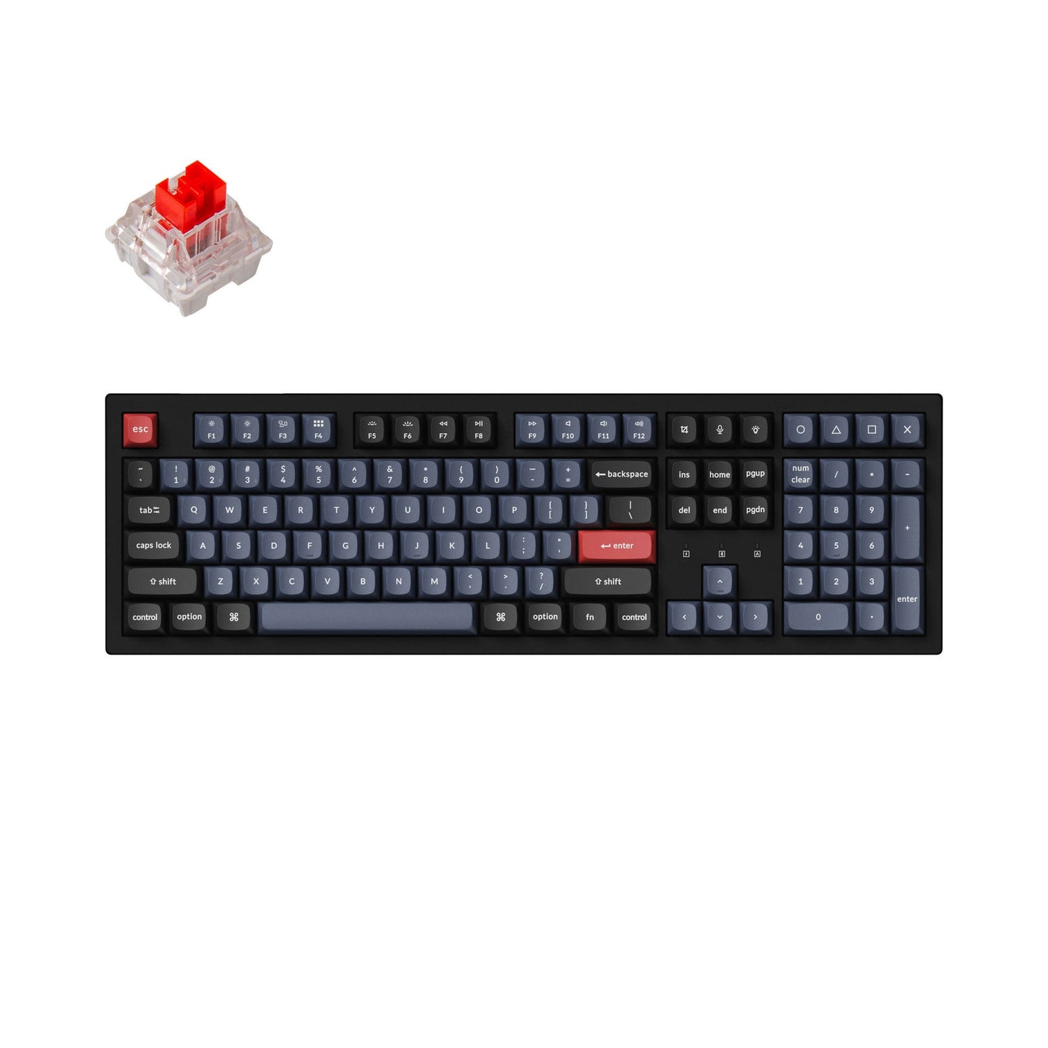 Keychron K10 Pro QMK/VIA Draadloos Mechanisch Toetsenbord (US ANSI-indeling)