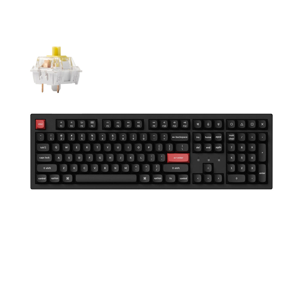 Keychron K10 Pro QMK/VIA Draadloos Mechanisch Toetsenbord (US ANSI-indeling)
