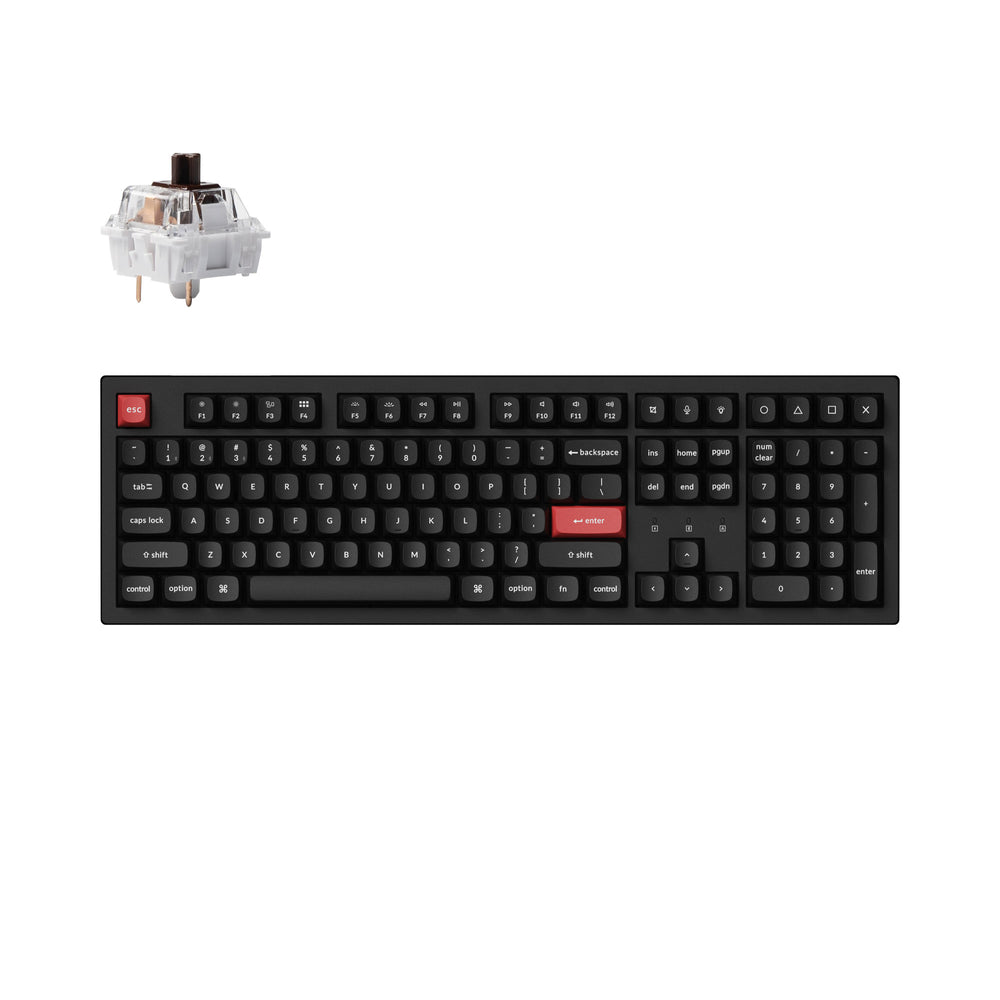 Keychron K10 Pro QMK/VIA Draadloos Mechanisch Toetsenbord (US ANSI-indeling)