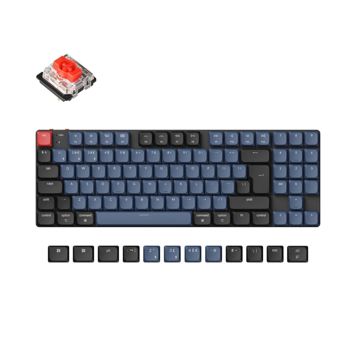 Keychron K13 Pro QMK/VIA Wireless Custom Mechanical Keyboard ISO Layou ...