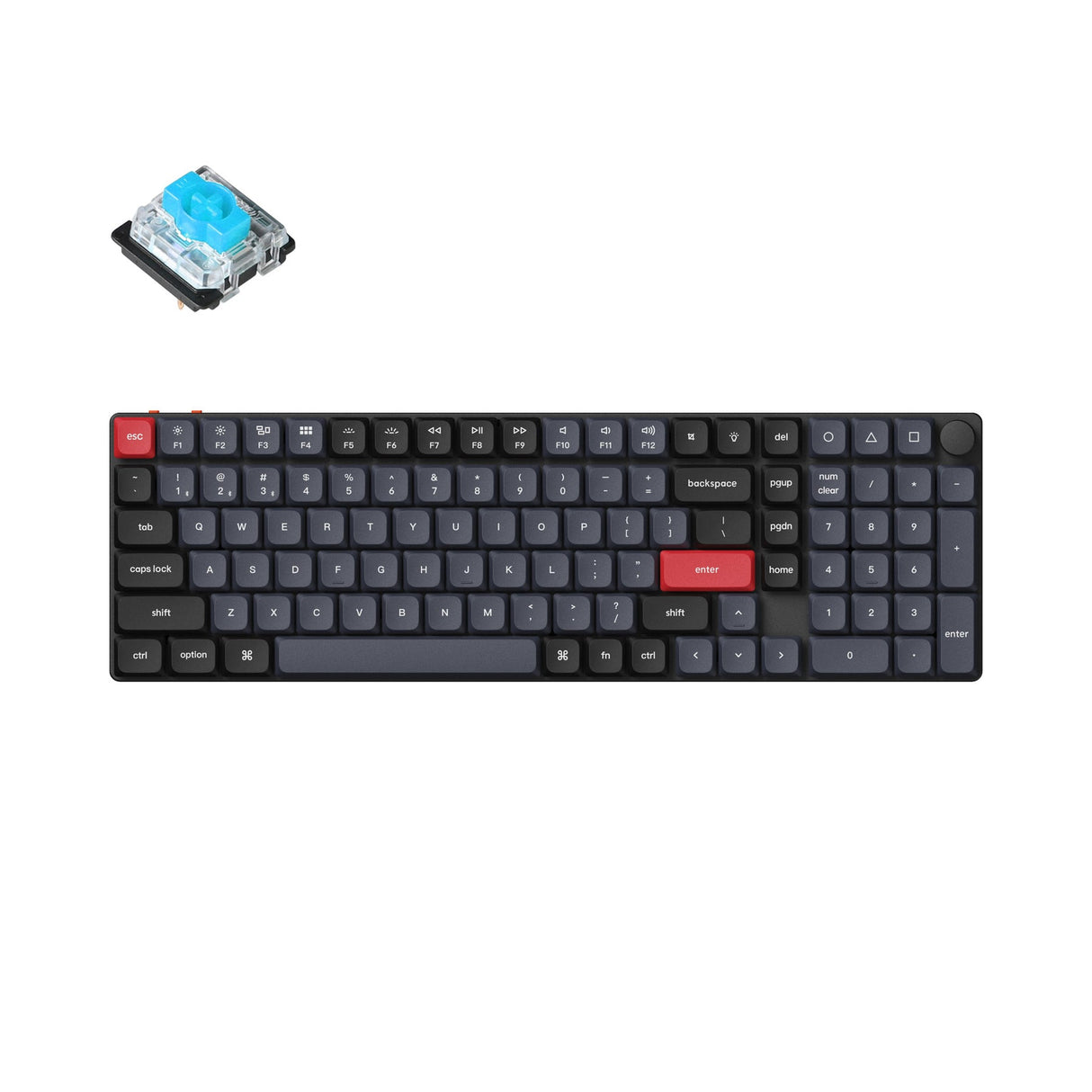 Keychron K17 Pro QMK/VIA Draadloos Aangepast Mechanisch Toetsenbord (US ANSI-indeling)