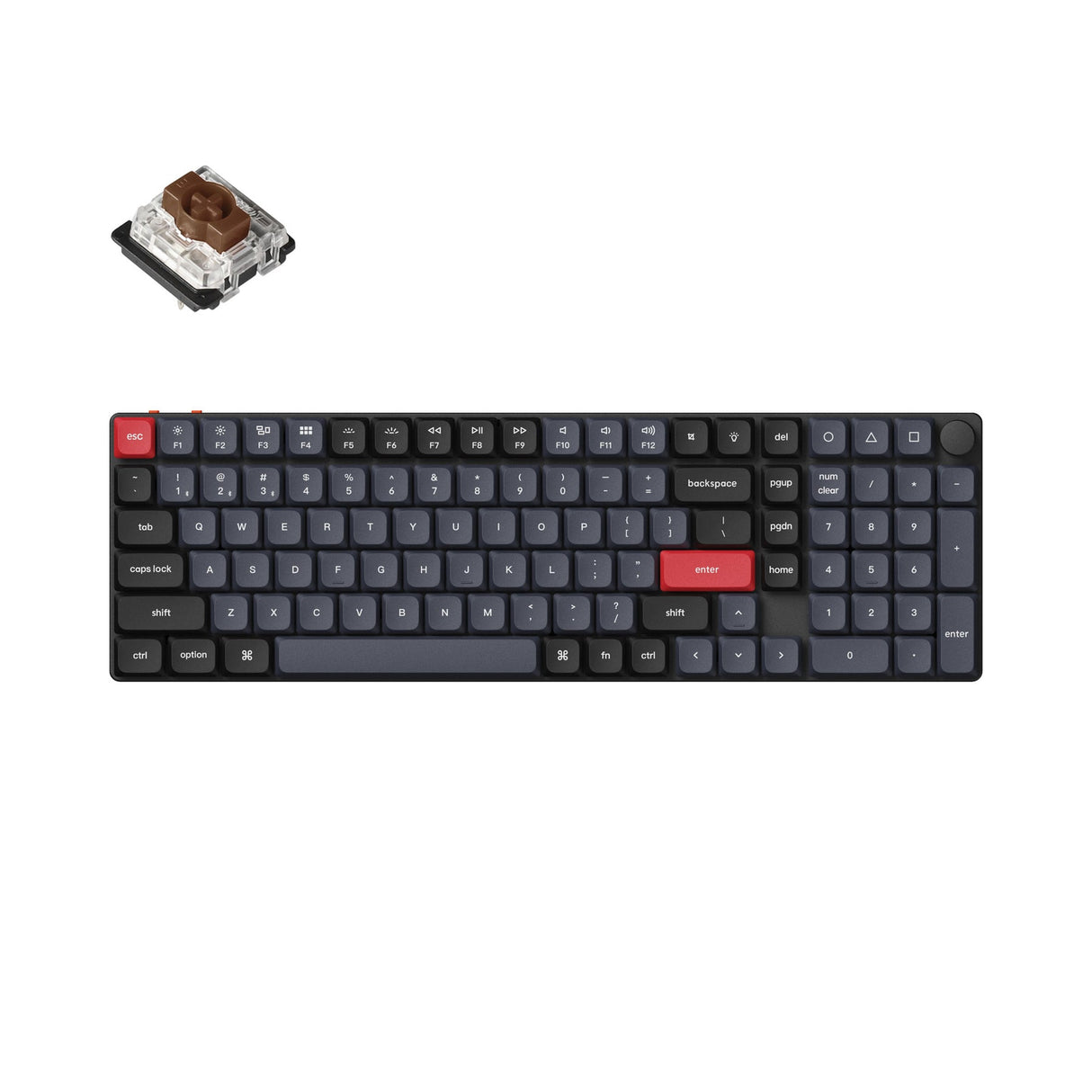 Keychron K17 Pro QMK/VIA Draadloos Aangepast Mechanisch Toetsenbord (US ANSI-indeling)