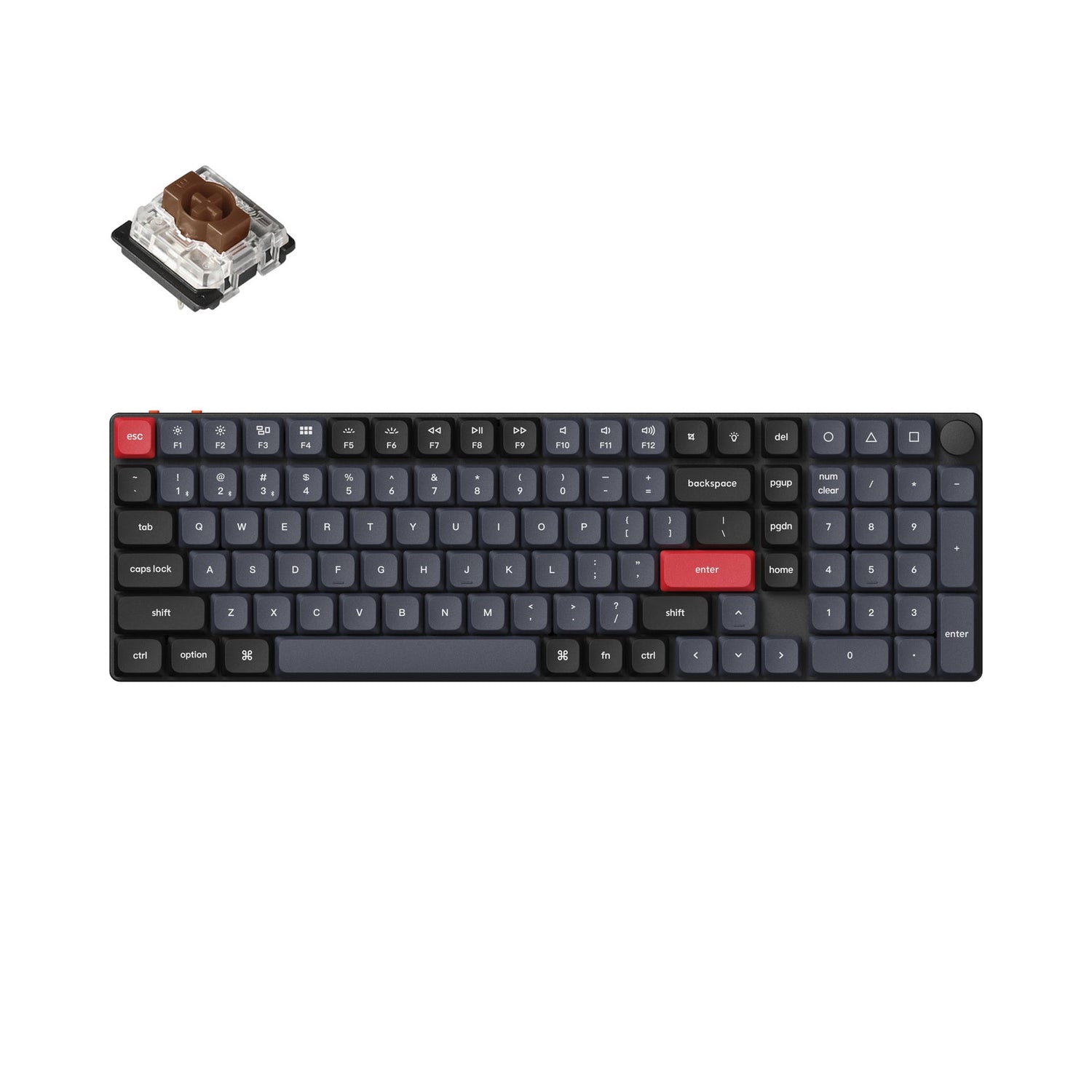 Keychron K17 Pro QMK/VIA Draadloos Aangepast Mechanisch Toetsenbord (US ANSI-indeling)