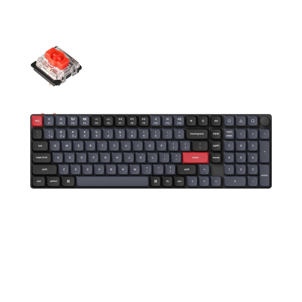 Keychron K17 Pro QMK/VIA Draadloos Aangepast Mechanisch Toetsenbord (US ANSI-indeling)