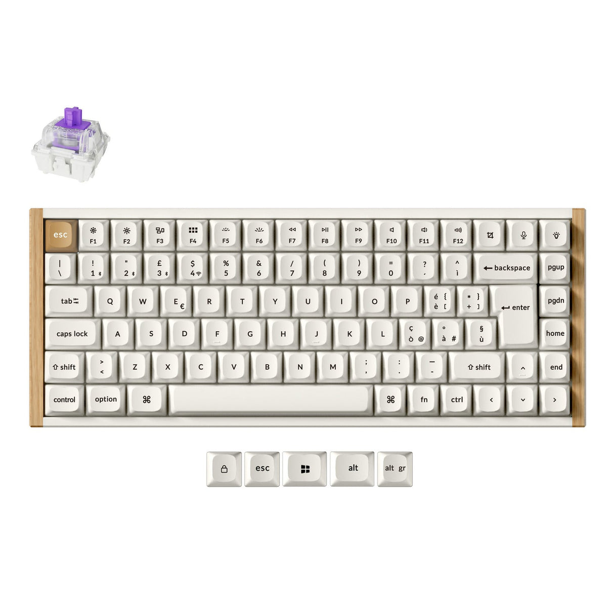 Keychron K2 HE Draadloos Magnetisch Schakelaar Aangepast Toetsenbord ISO Indeling Collectie