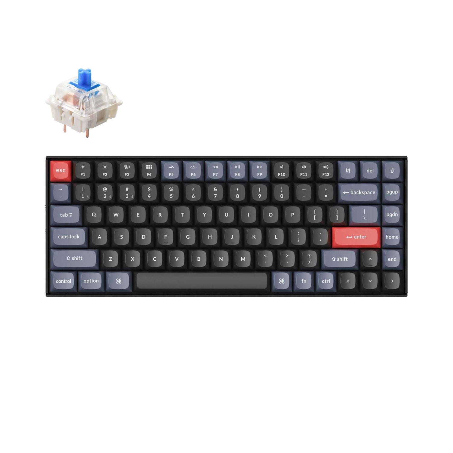 Keychron K2 Pro QMK/VIA Draadloos Mechanisch Toetsenbord (US ANSI-indeling)