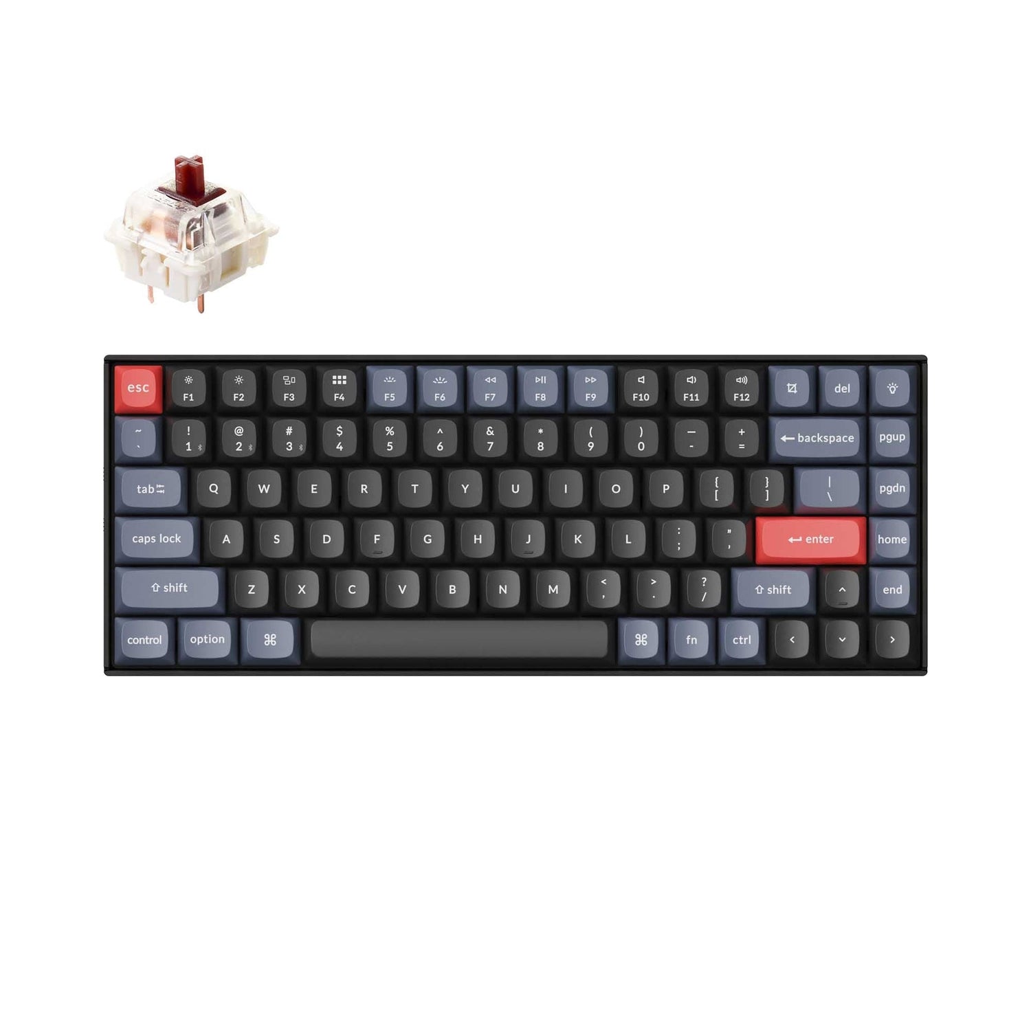 Keychron K2 Pro QMK/VIA Draadloos Mechanisch Toetsenbord (US ANSI-indeling)
