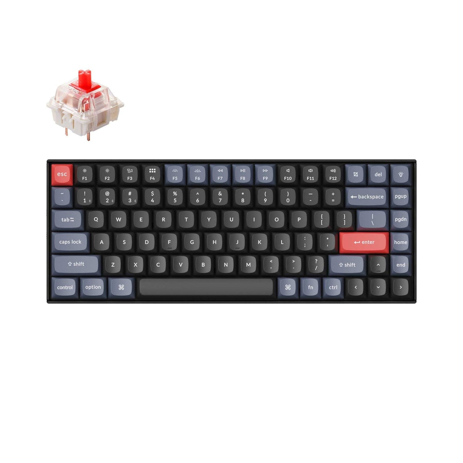 Keychron K2 Pro QMK/VIA Draadloos Mechanisch Toetsenbord (US ANSI-indeling)