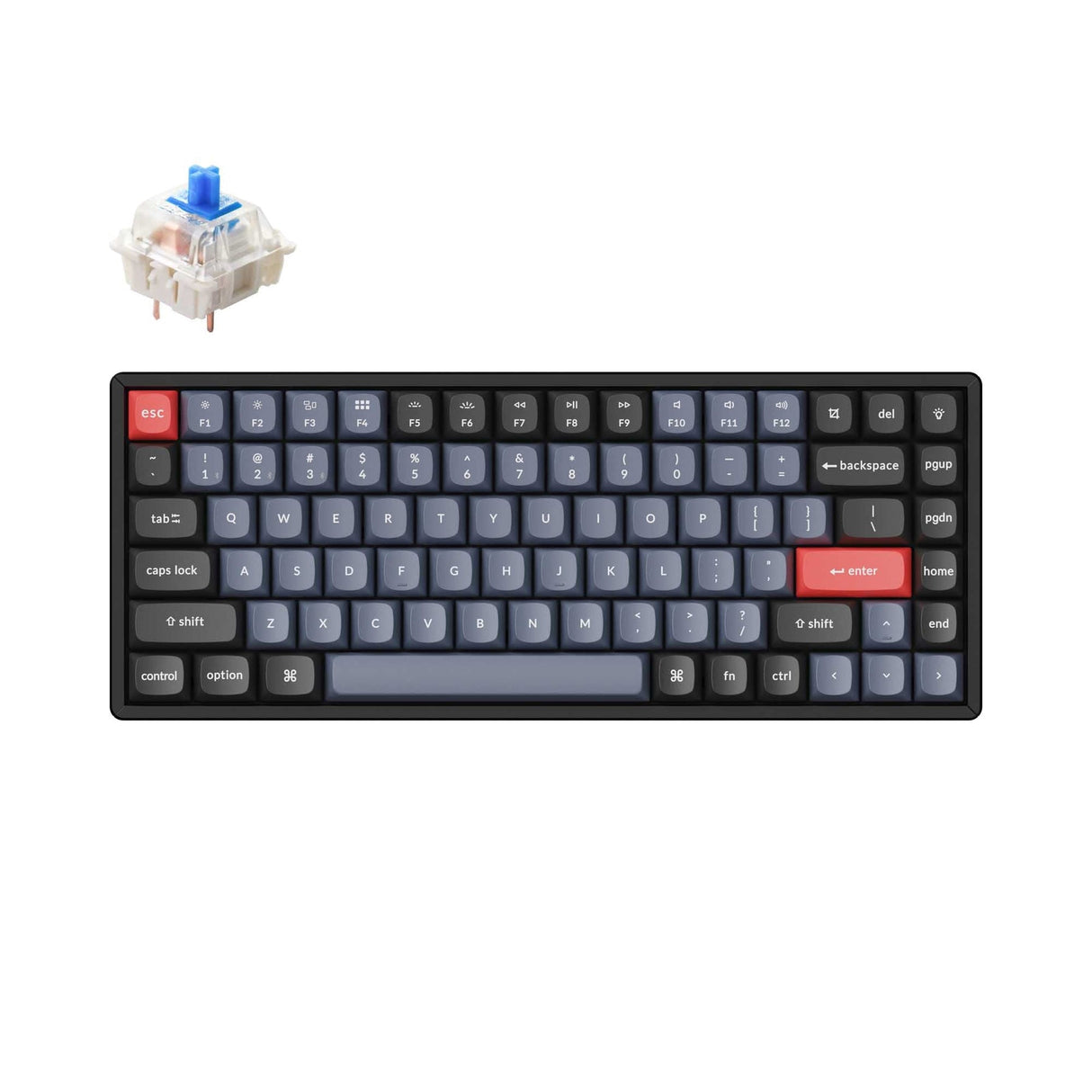 Keychron K2 Pro QMK/VIA Draadloos Mechanisch Toetsenbord (US ANSI-indeling)
