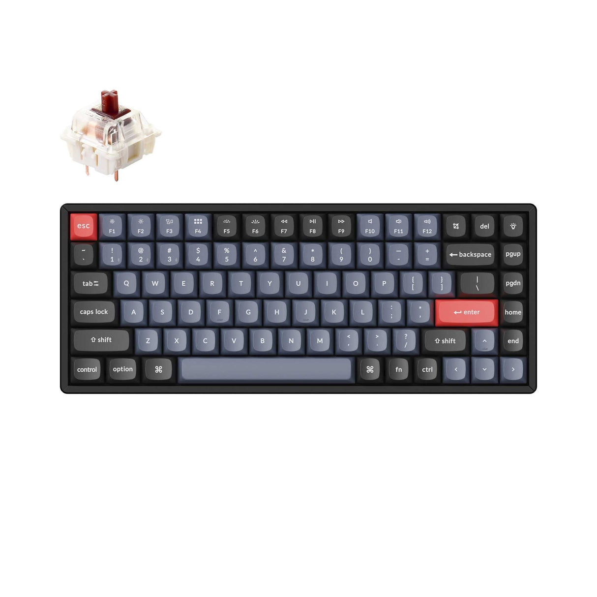 Keychron K2 Pro QMK/VIA Draadloos Mechanisch Toetsenbord (US ANSI-indeling)