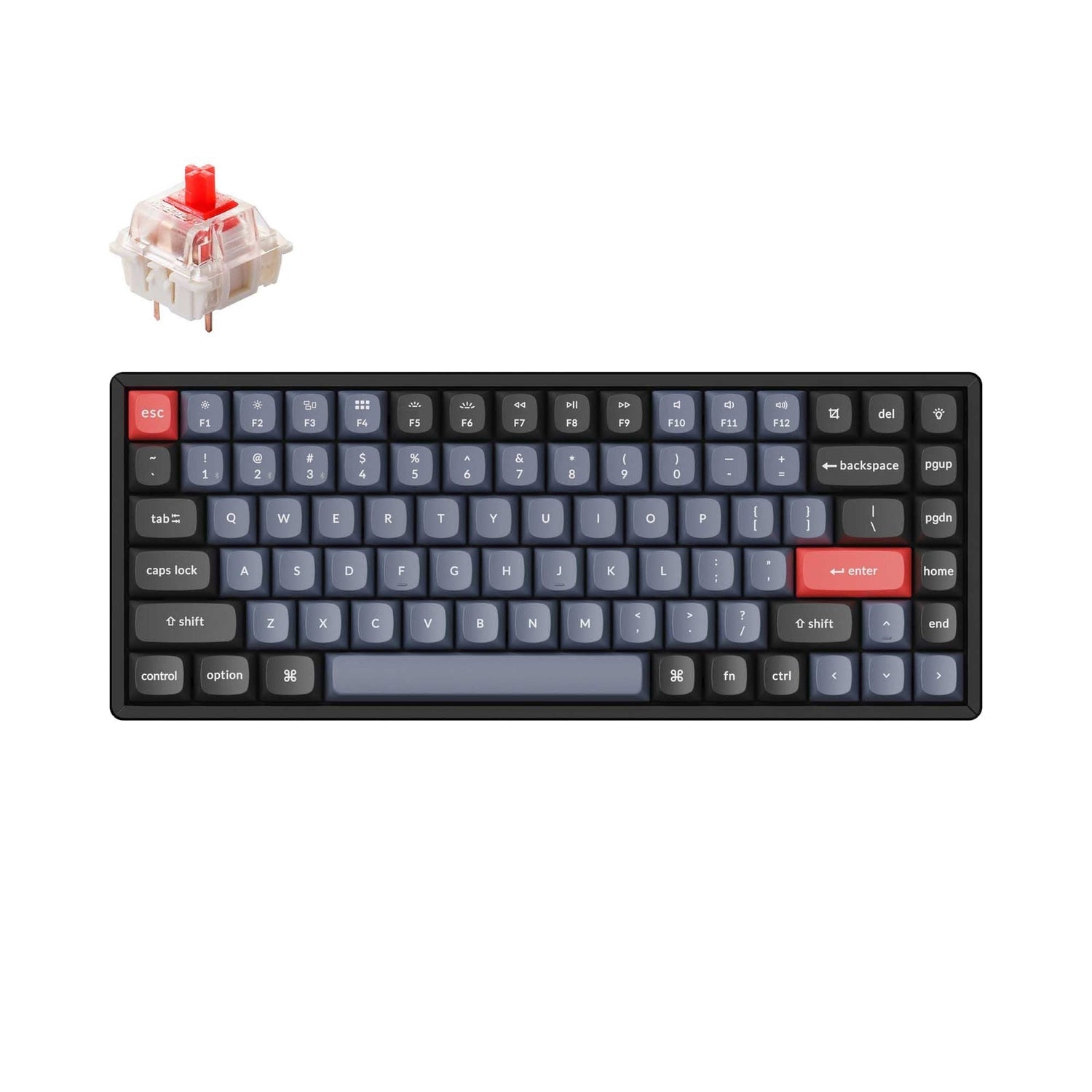 Keychron K2 Pro QMK/VIA Draadloos Mechanisch Toetsenbord (US ANSI-indeling)