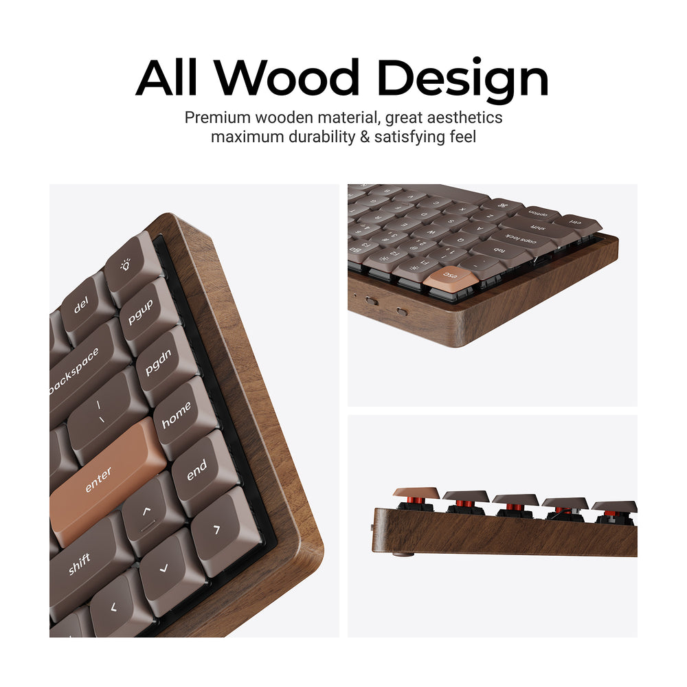 Keychron K3 Max QMK/VIA Draadloos Aangepast Mechanisch Toetsenbord (US ANSI-indeling)