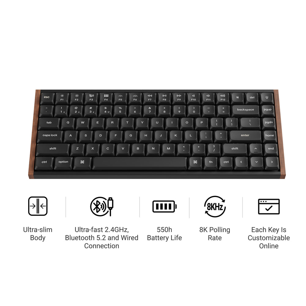 Keychron K3 Ultra 8K Wireless Custom Mechanical Keyboard (US ANSI Layout)