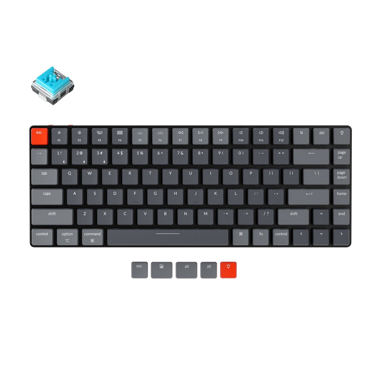 Keychron K3 Ultra-slim Draadloos Mechanisch Toetsenbord - Versie 2 (US ANSI-indeling)