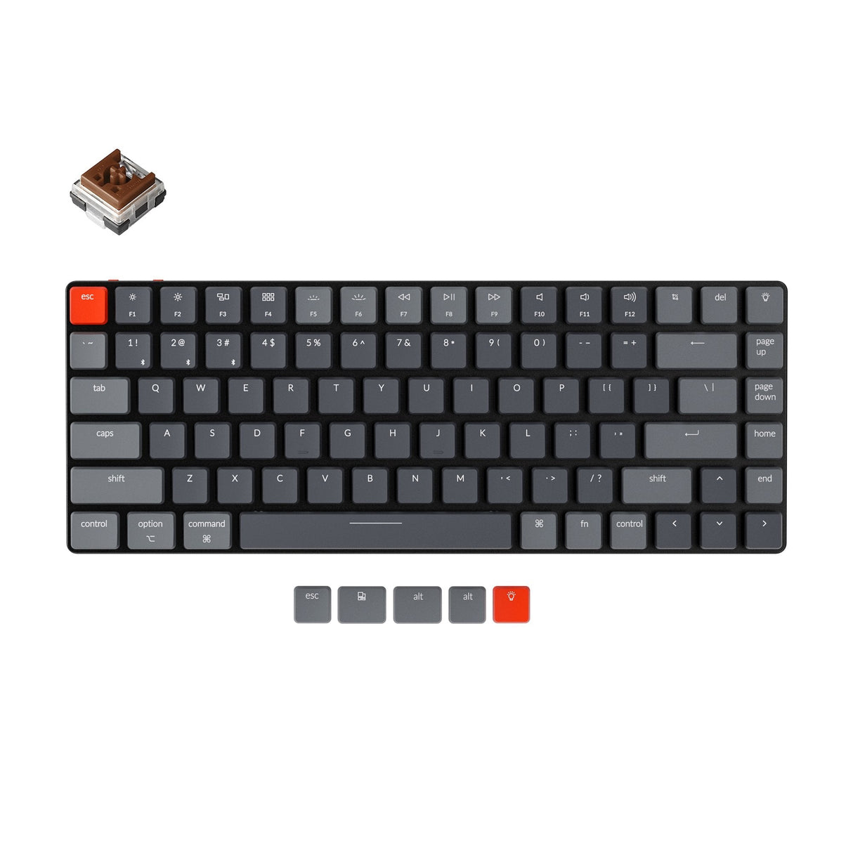 Keychron K3 Ultra-slim Draadloos Mechanisch Toetsenbord - Versie 2 (US ANSI-indeling)