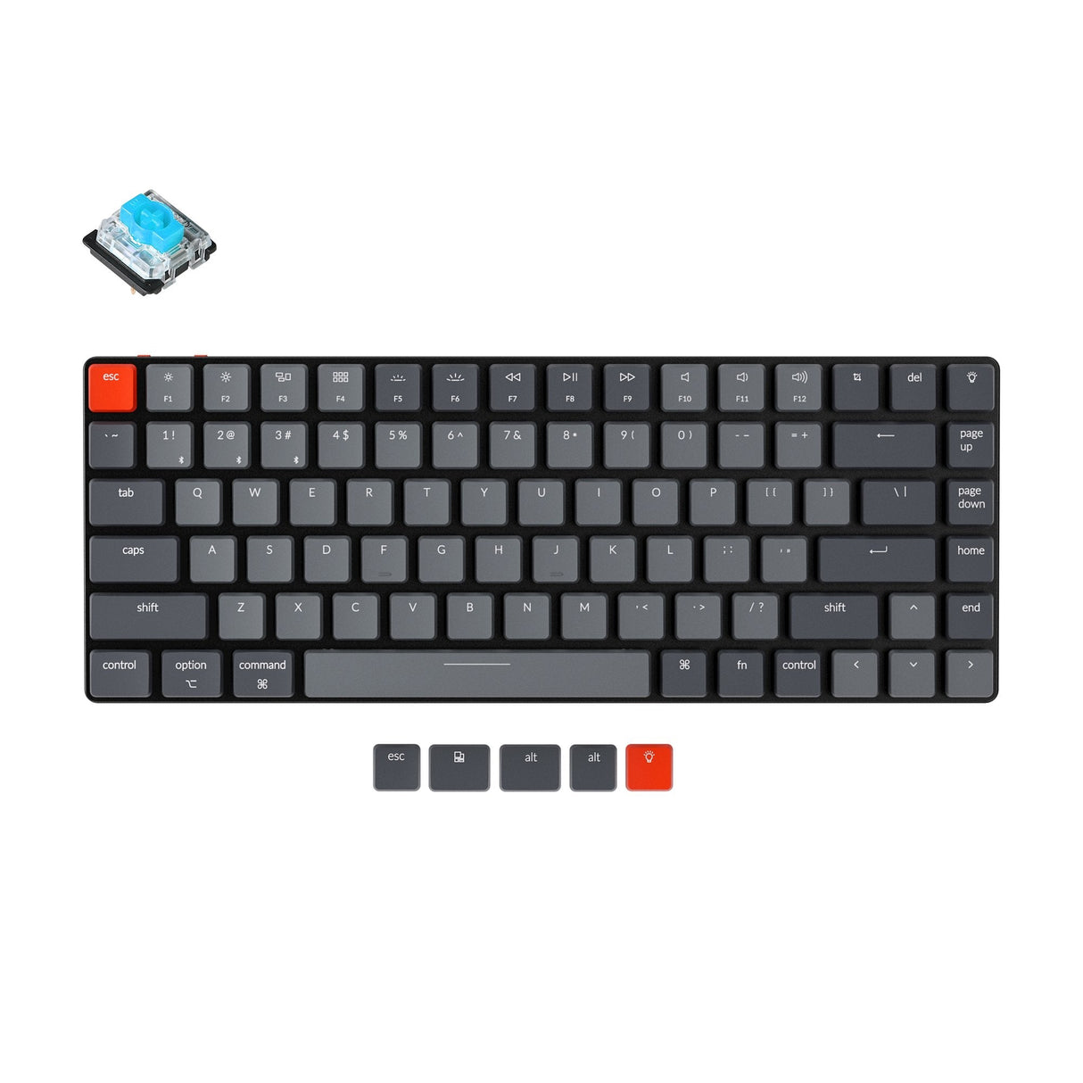 Keychron K3 Ultra-slim Draadloos Mechanisch Toetsenbord - Versie 2 (US ANSI-indeling)