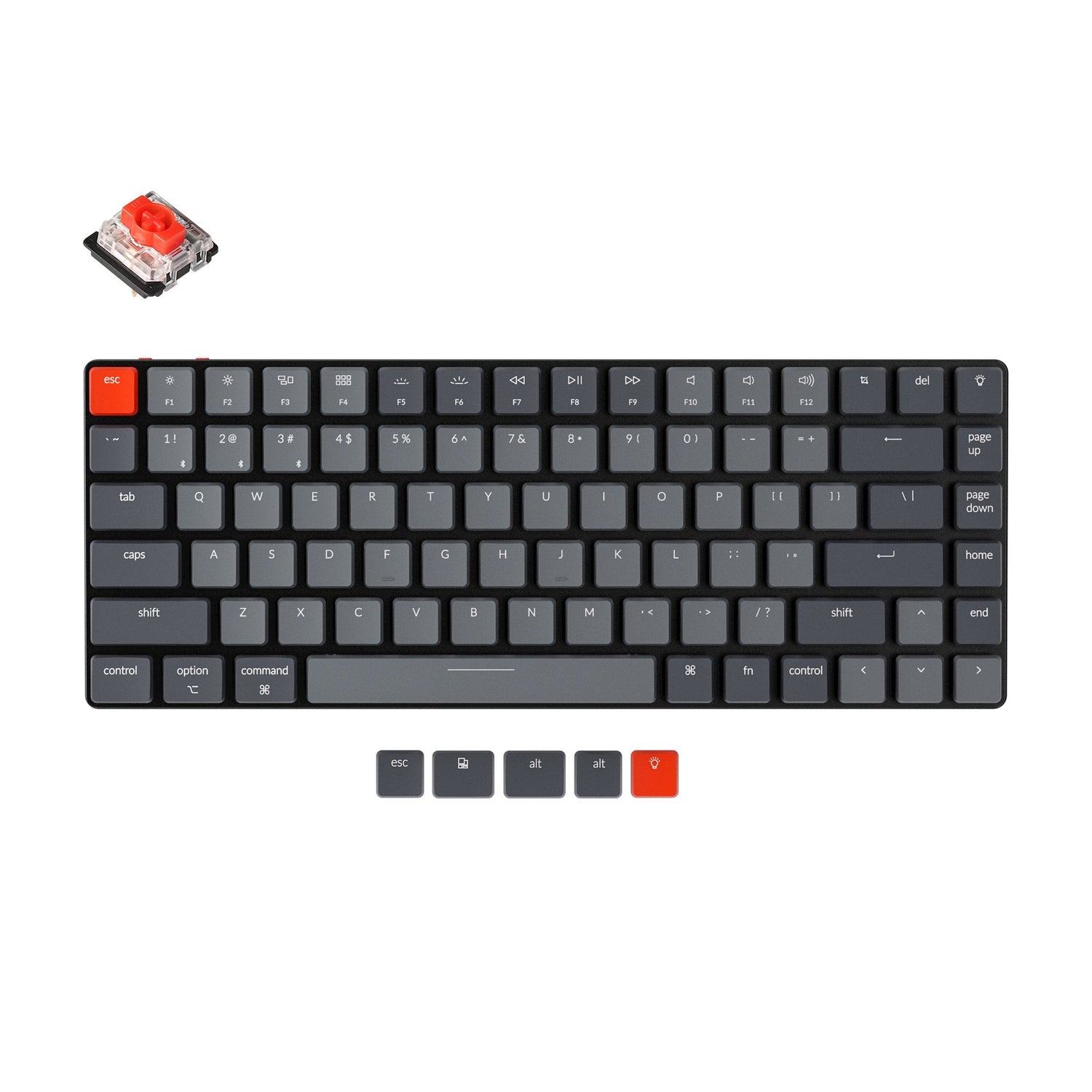 Keychron K3 Ultra-slim Draadloos Mechanisch Toetsenbord - Versie 2 (US ANSI-indeling)