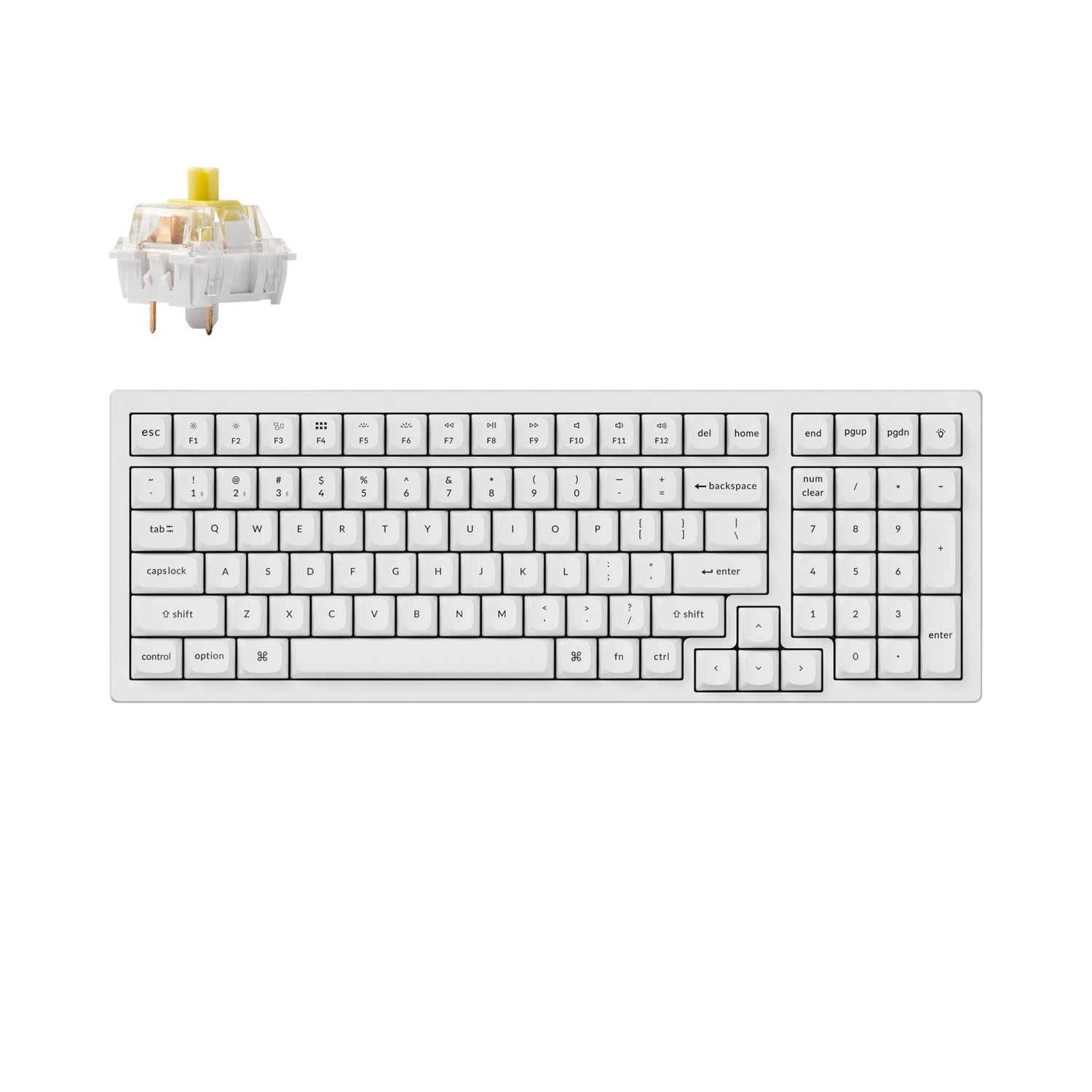 Keychron K4 Pro QMK/VIA Draadloos Mechanisch Toetsenbord (US ANSI-indeling)