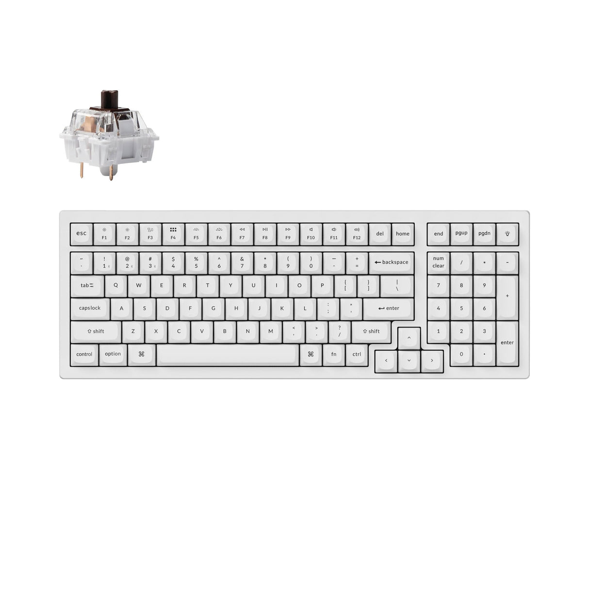 Keychron K4 Pro QMK/VIA Draadloos Mechanisch Toetsenbord (US ANSI-indeling)