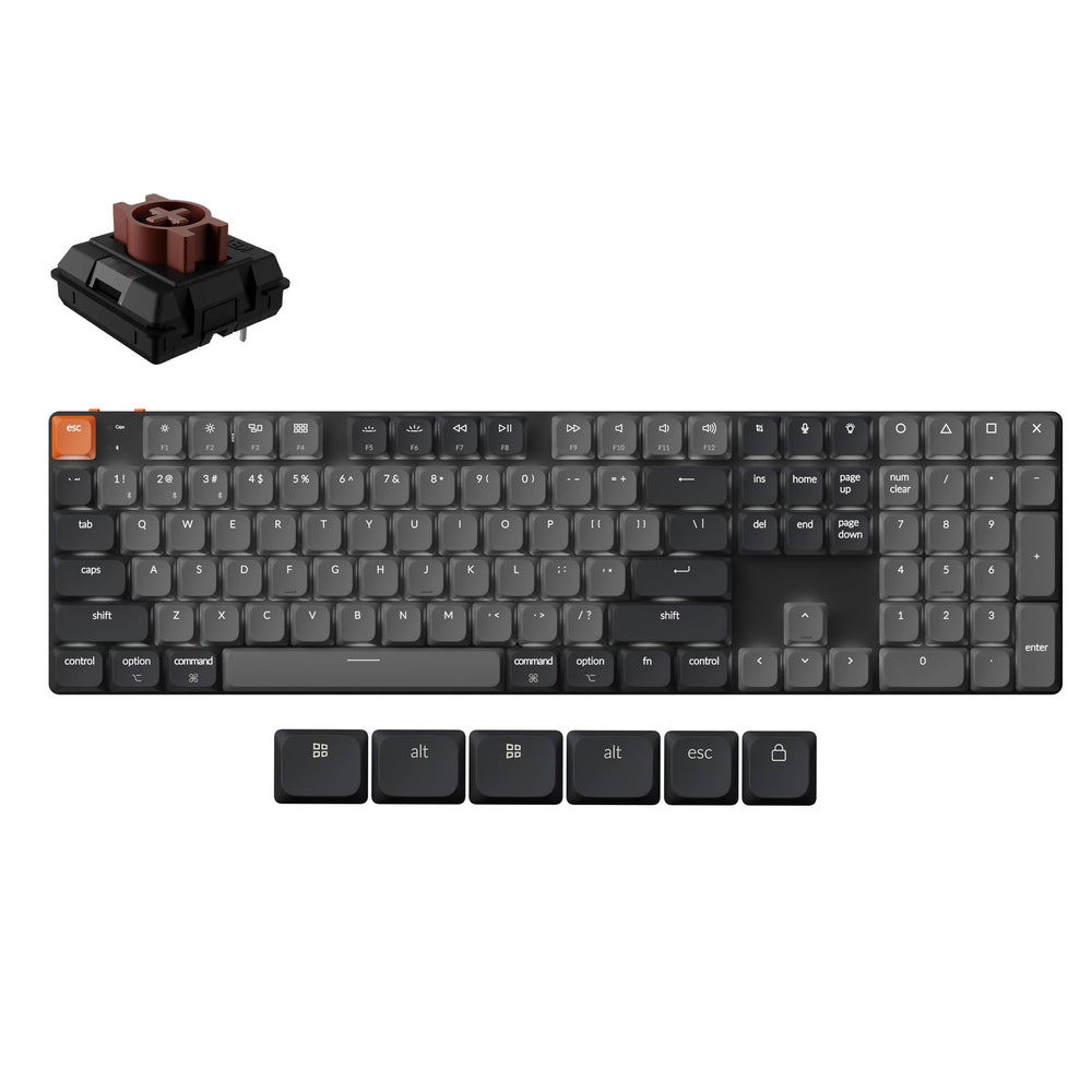 Keychron K5 QMK Wireless Mechanical Keyboard (Version 2) (US ANSI Layout)