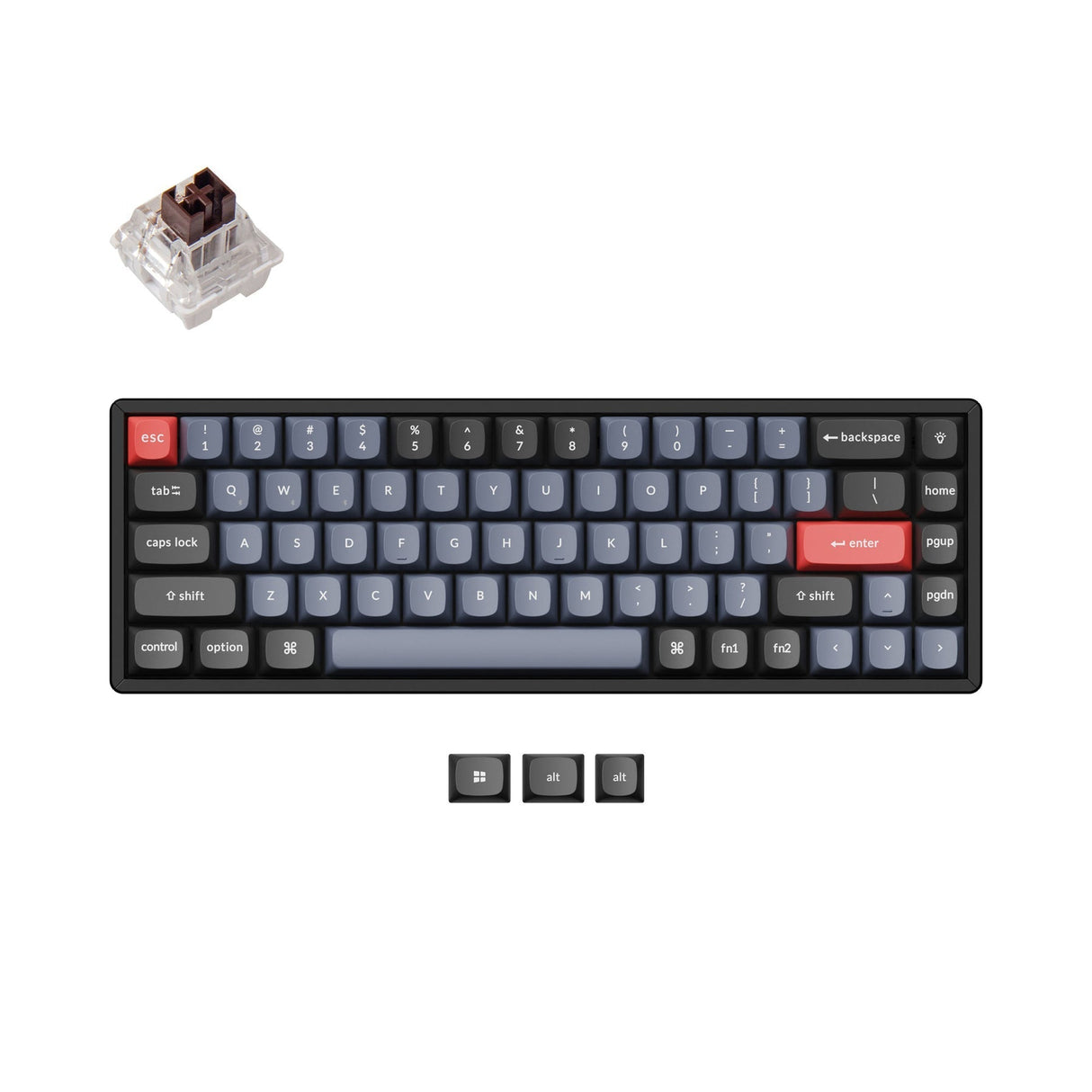 Keychron K6 Pro QMK/VIA Draadloos Aangepast Mechanisch Toetsenbord (US ANSI-indeling)