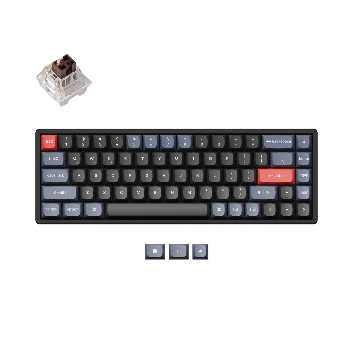 Keychron K6 Pro QMK/VIA Draadloos Aangepast Mechanisch Toetsenbord (US ANSI-indeling)
