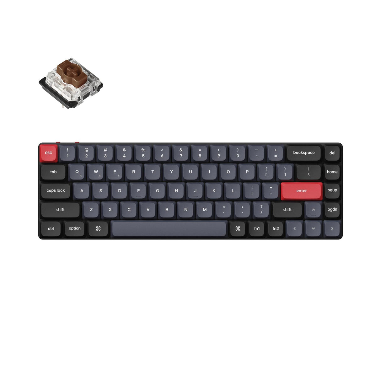 Keychron K7 Pro QMK/VIA Draadloos Aangepast Mechanisch Toetsenbord (US ANSI-indeling)