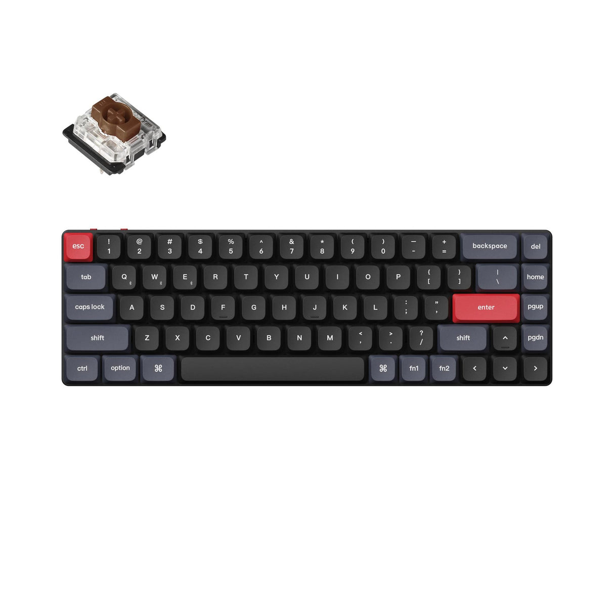 Keychron K7 Pro QMK/VIA Draadloos Aangepast Mechanisch Toetsenbord (US ANSI-indeling)